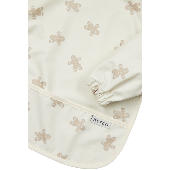 Meyco - Long Sleeved Bib - Gingerbread