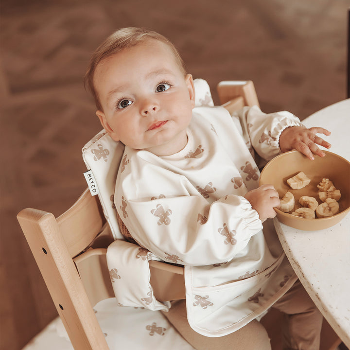 Meyco - Long Sleeved Bib - Gingerbread
