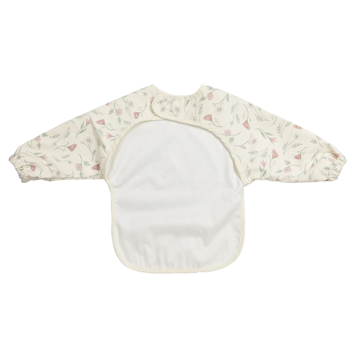 Meyco - Long Sleeved Bib - Flower Multicolour - Mabel & Fox
