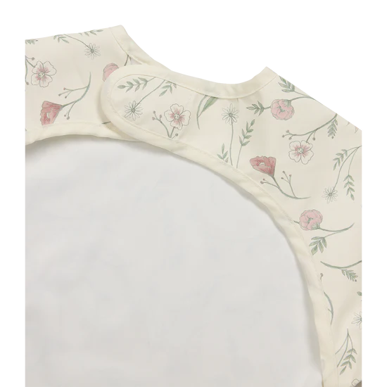 Meyco - Long Sleeved Bib - Flower Multicolour - Mabel & Fox