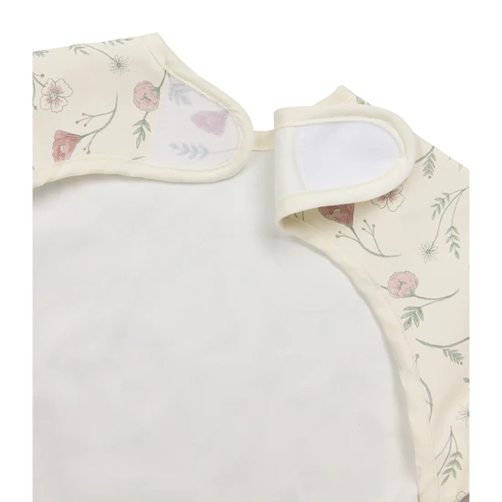 Meyco - Long Sleeved Bib - Flower Multicolour - Mabel & Fox