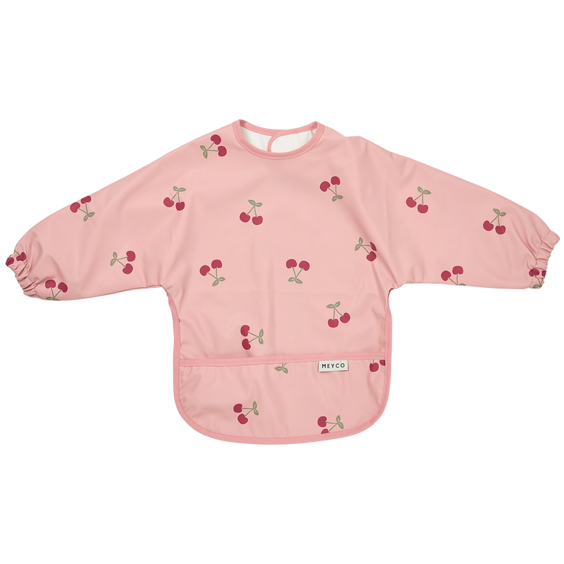 Meyco – Bib with Sleeves – Cherry Soft Rose