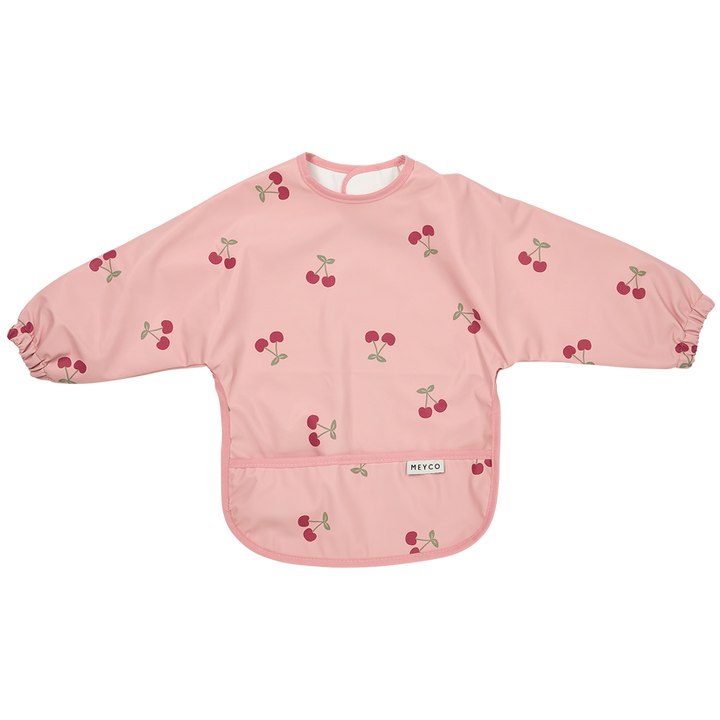 Meyco – Bib with Sleeves – Cherry Soft Rose
