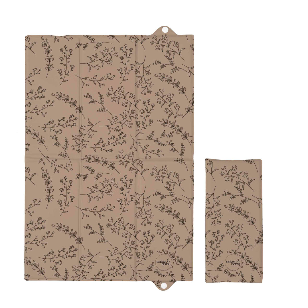 Ceba Baby - Folding Changing Mat - Flowers (60x40cm) - Mabel & Fox