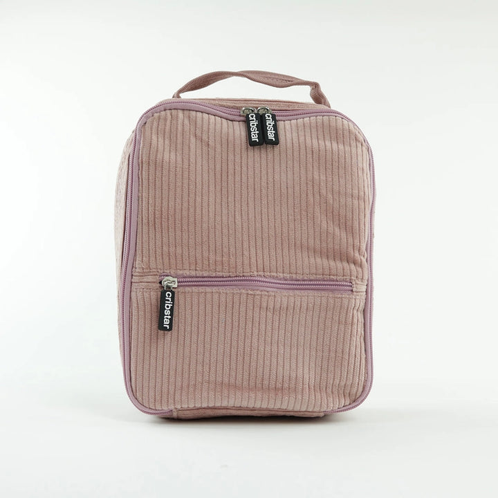 Cribstar - Corduroy Lunch Bag - Rose