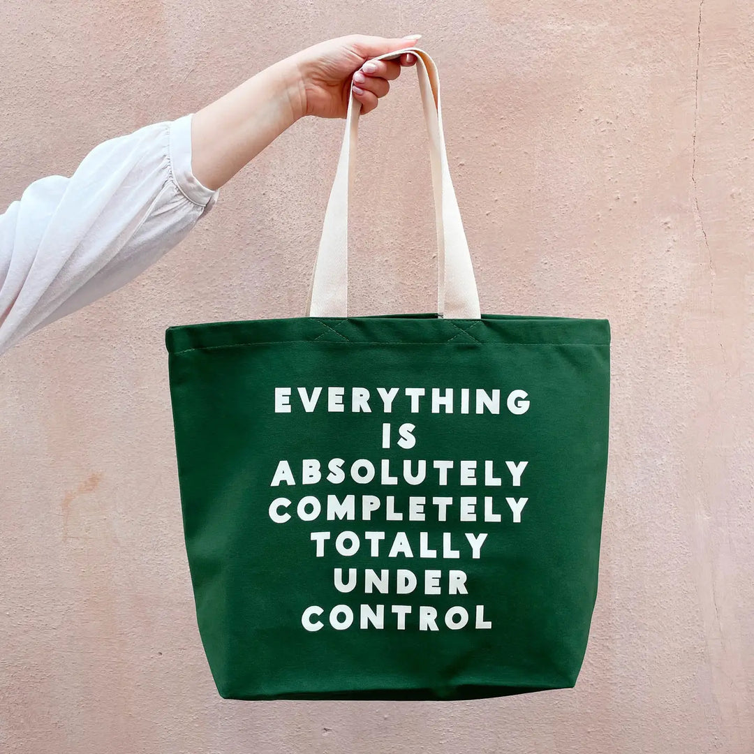 Alphabet Bags - Everything is under control -Forest Green