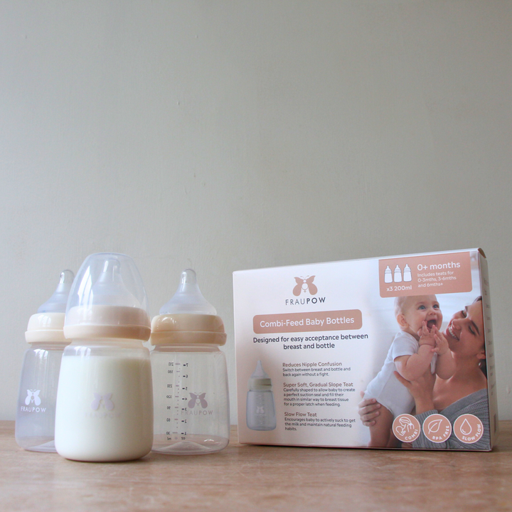 Fraupow - Combi-Feed Baby Bottles (Pack of 3)