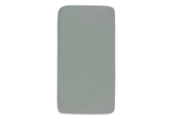 Jollein - Fitted Sheet Jersey 70/75x140/150cm - Sea Green/Ivory - 2 Pack