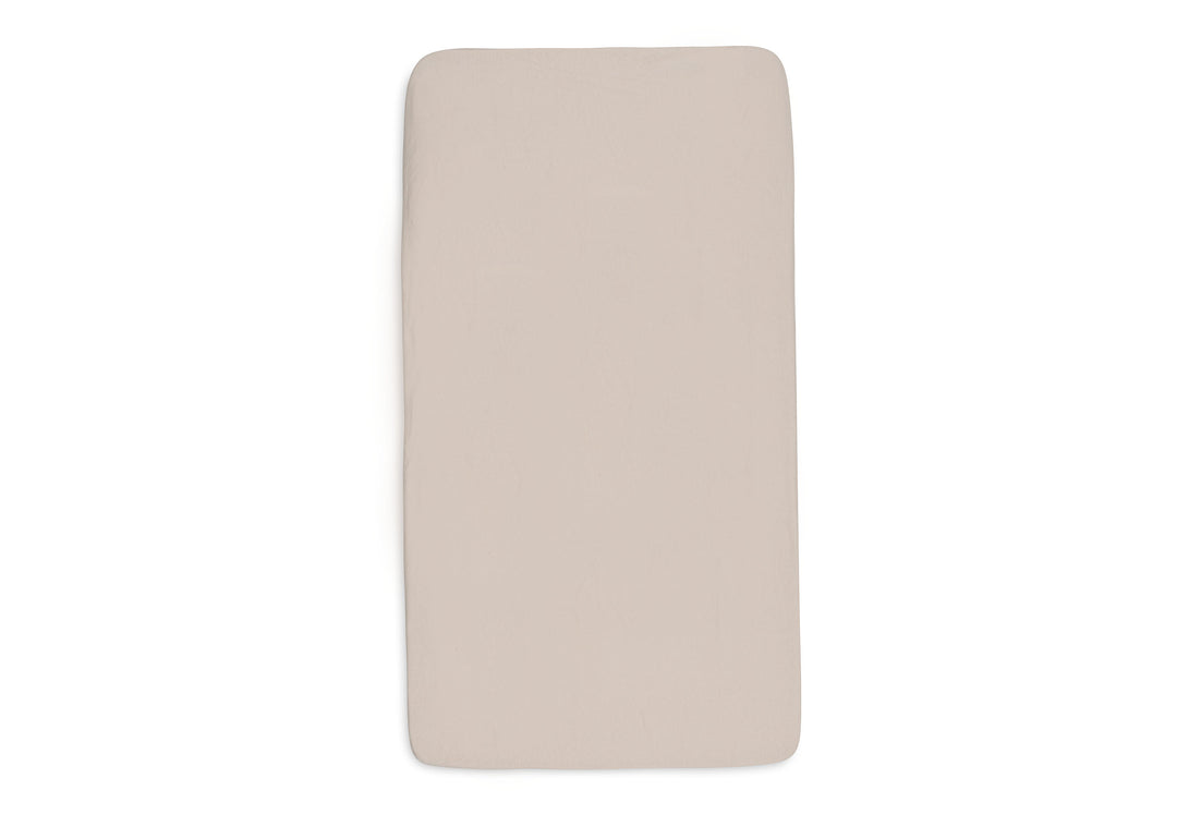 Jollein - Fitted Sheet Jersey 70/75x140/150cm - Oatmeal/Sand - 2 Pack