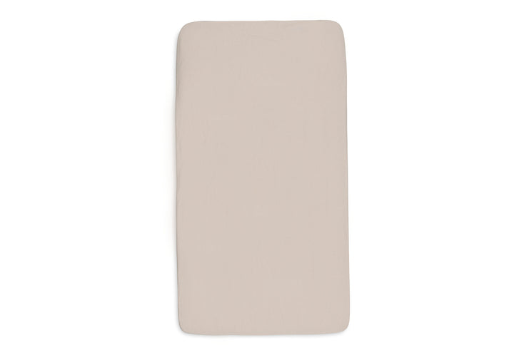 Jollein - Fitted Sheet Jersey 70/75x140/150cm - Oatmeal/Sand - 2 Pack