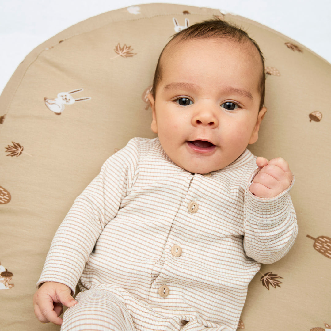 Meyco - Nursing Pillow Relax Cover - Forest Animals Sand