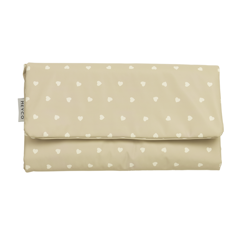 Meyco – Travel Changing Mat – Sweet Heart Sand/Soft Sand