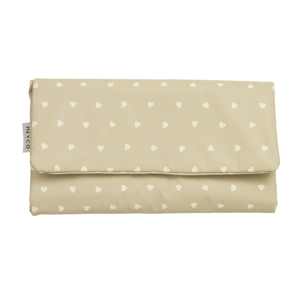 Meyco – Travel Changing Mat – Sweet Heart Sand/Soft Sand