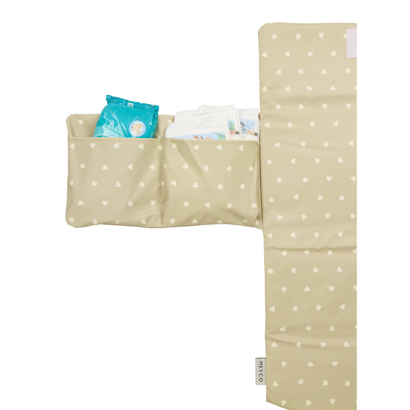 Meyco – Travel Changing Mat – Sweet Heart Sand/Soft Sand