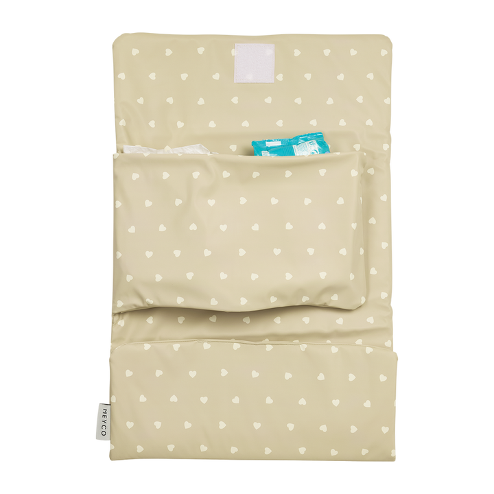 Meyco – Travel Changing Mat – Sweet Heart Sand/Soft Sand