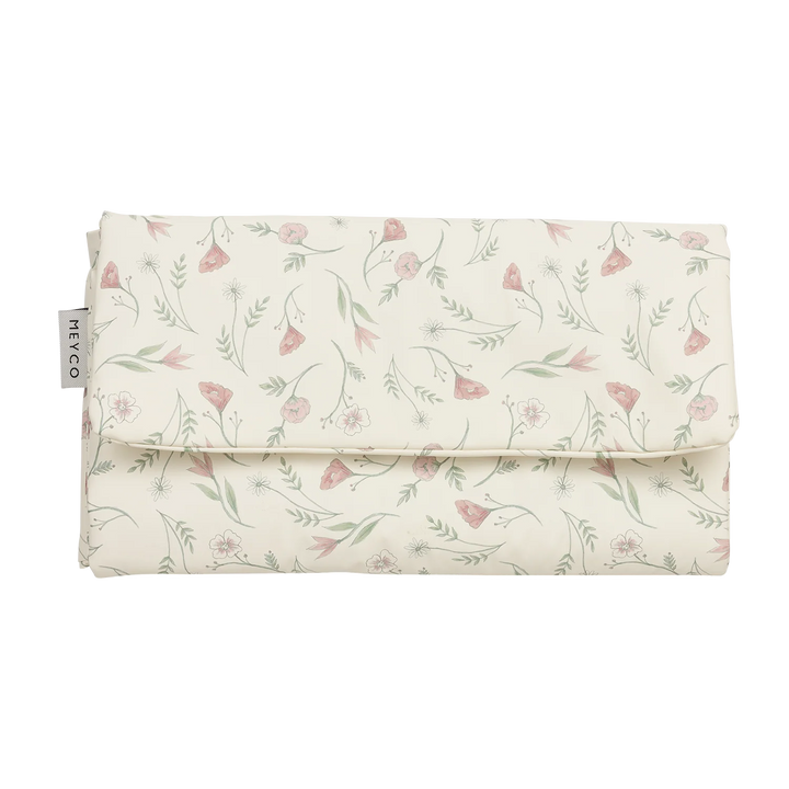 Meyco - Travel Changing Mat - Flower Multicolour - Mabel & Fox