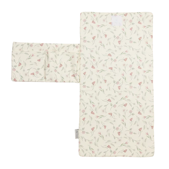 Meyco - Travel Changing Mat - Flower Multicolour - Mabel & Fox
