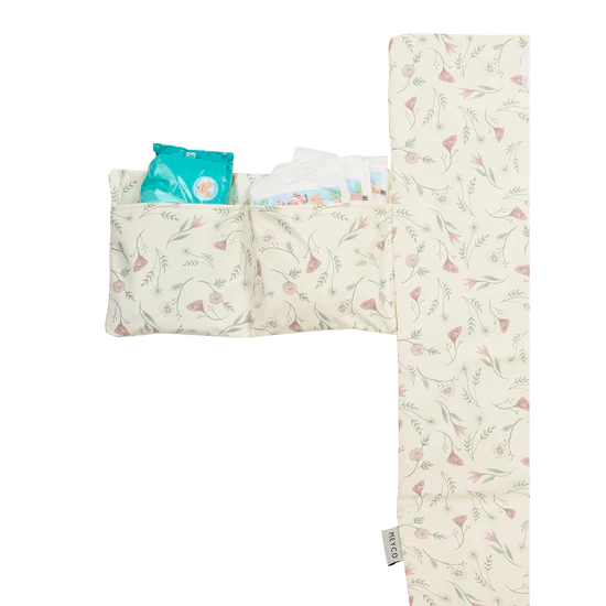 Meyco - Travel Changing Mat - Flower Multicolour - Mabel & Fox