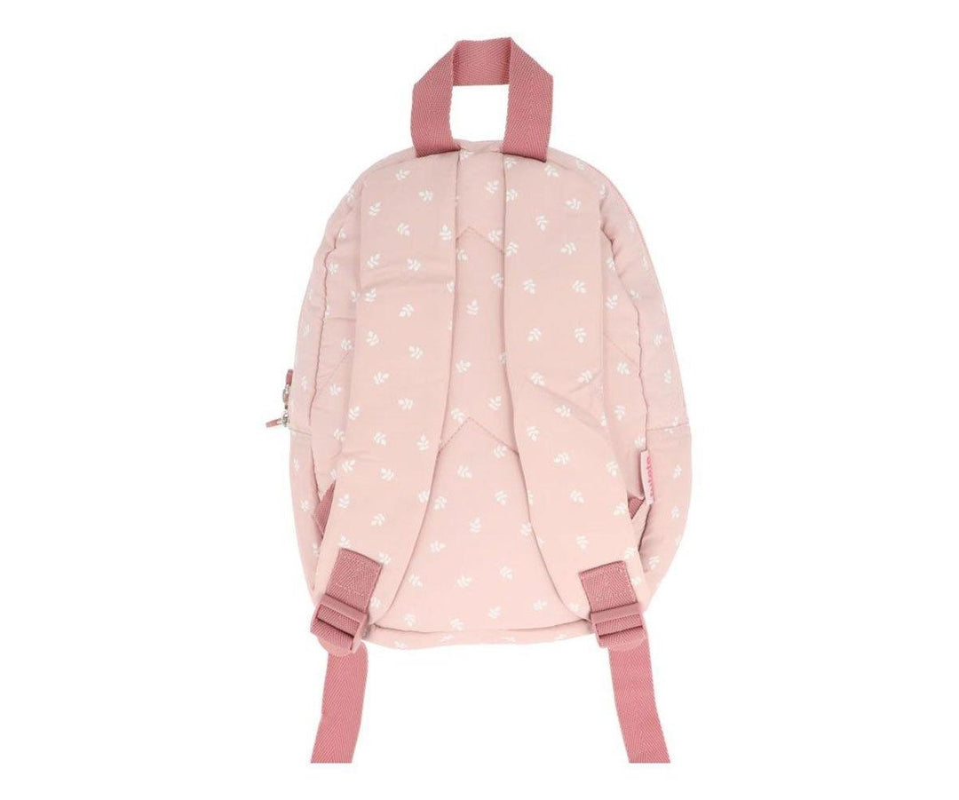 Tutete - Children's Padded Backpack - Leaves Pink