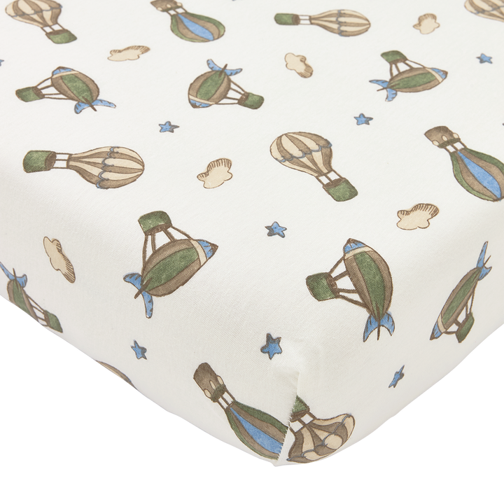 Meyco - Fitted Jersey Sheet - Air Balloons