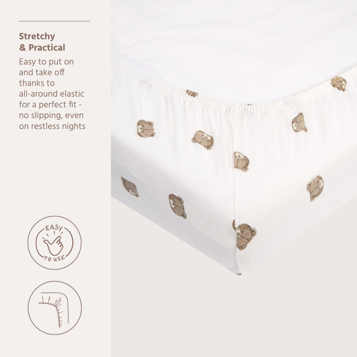 Meyco - Fitted Jersey Sheet - Bear