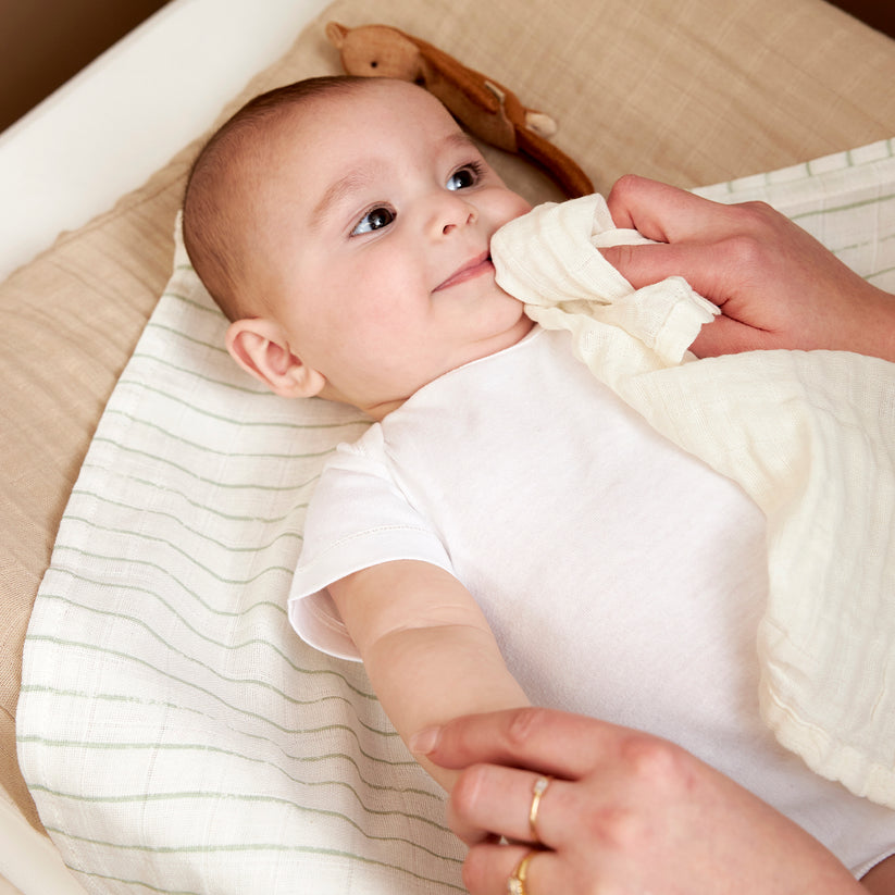 Meyco - Muslin Cloths - Off White / Sand / Toffee (3 Pack)