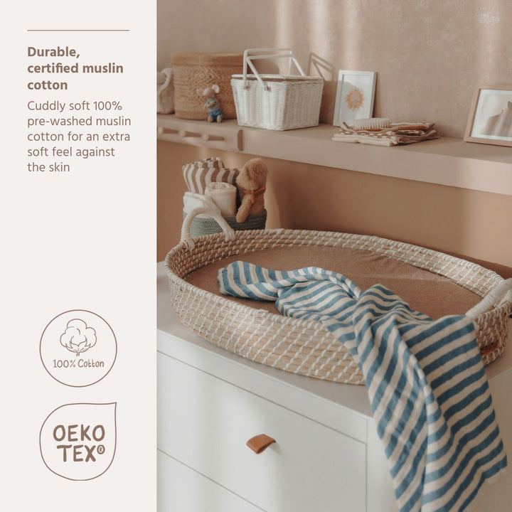 Meyco - Muslin Cloths - Blue Jeans (2 Pack) 70x70cm