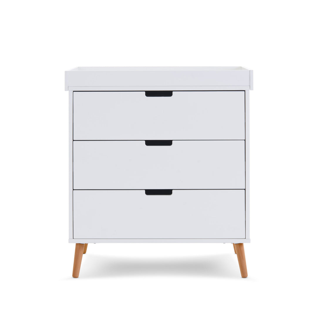 OBaby - Maya Changing Unit - White with Natural