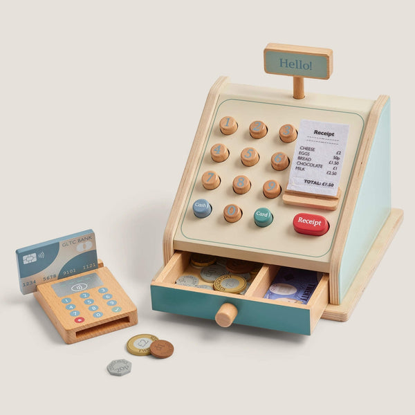 Great Little Trading Company - Wooden Till - Teal