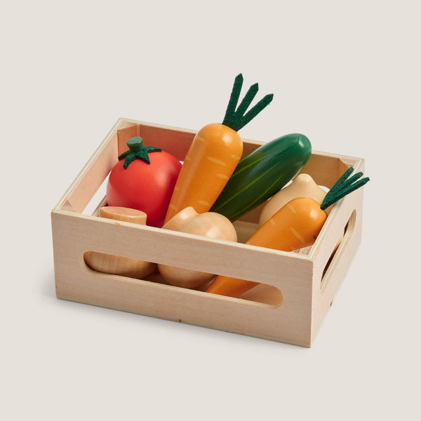 Great Little Trading Co. – Wooden Five-A-Day Veg Box - Mabel & Fox