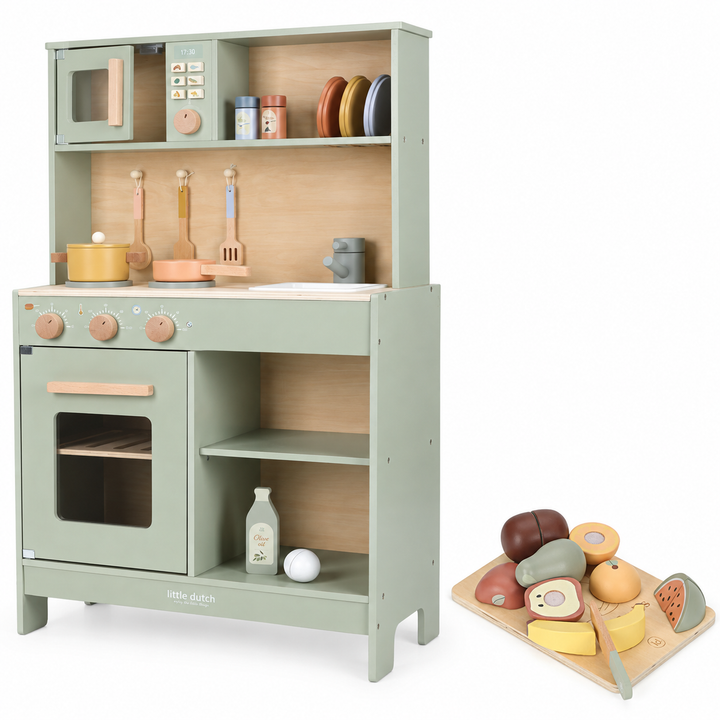 Little Dutch - Mint Kitchen & Slicing Fruit Bundle