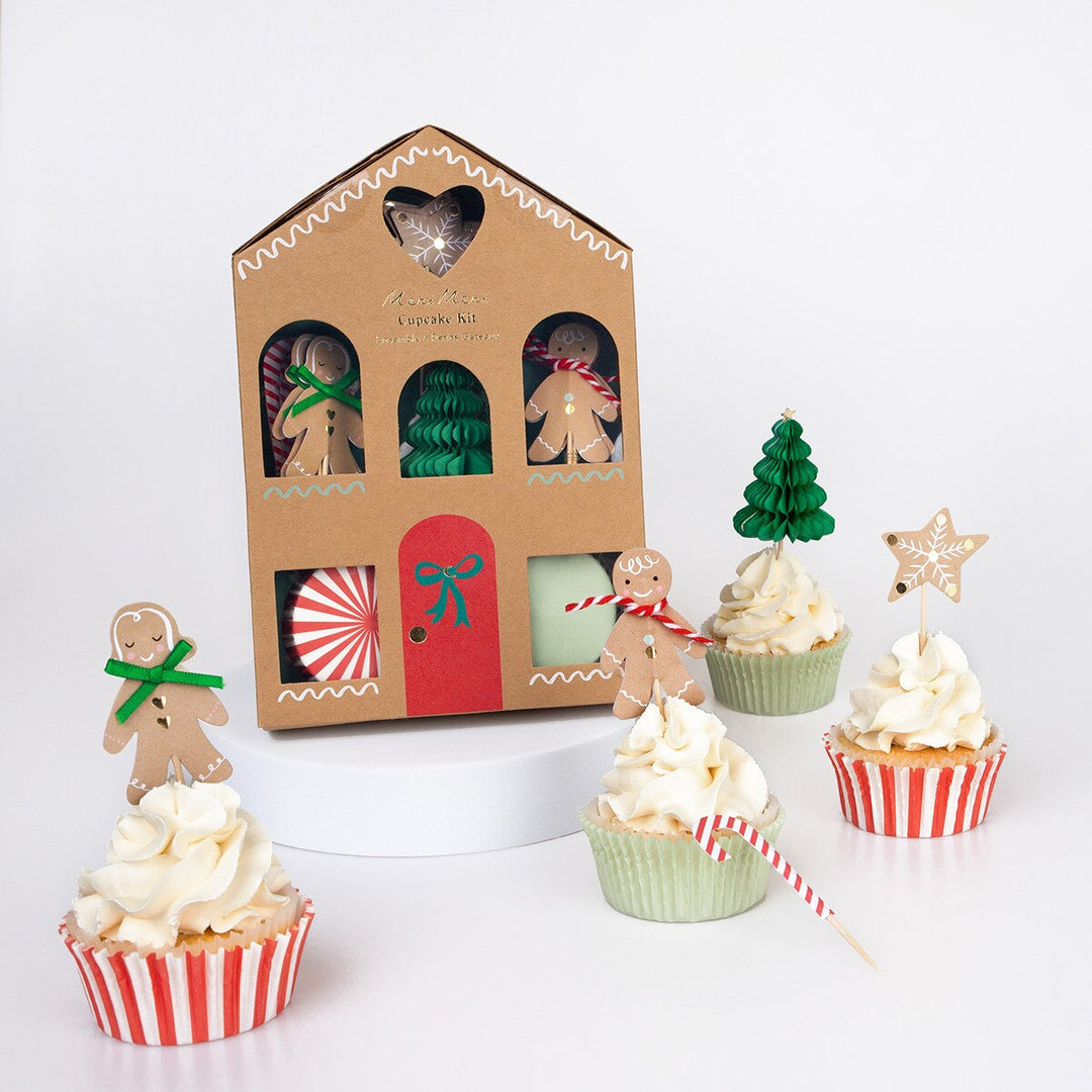 Meri Meri - Gingerbread Cupcake Kit - Mabel & Fox