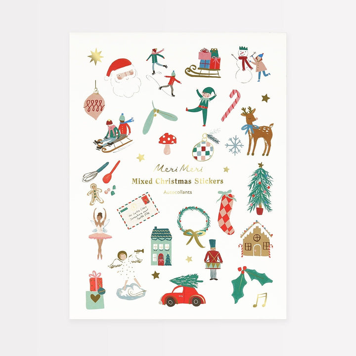 Meri Meri - Mixed Icon Christmas Stickers