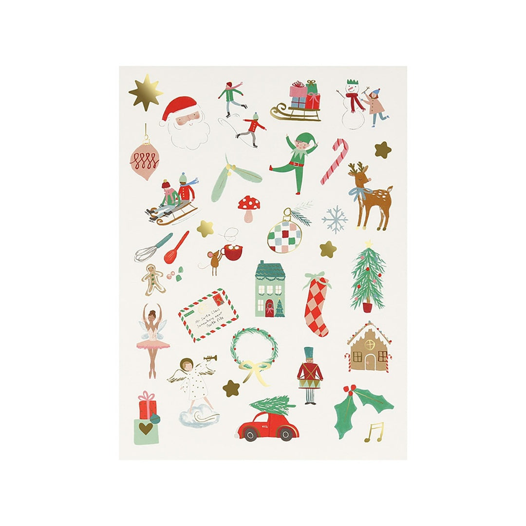 Meri Meri - Mixed Icon Christmas Stickers