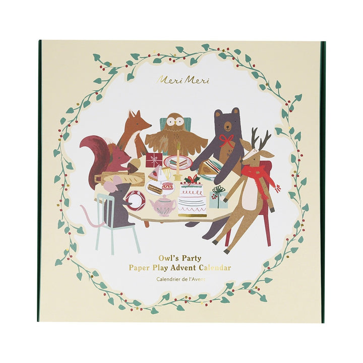 Meri Meri - Owl's Party Paper Play Advent Calendar - Mabel & Fox