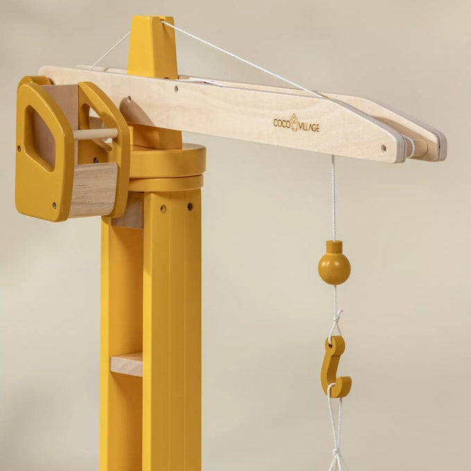 Coco Village - Wooden Toy - Oversized Construction Crane
