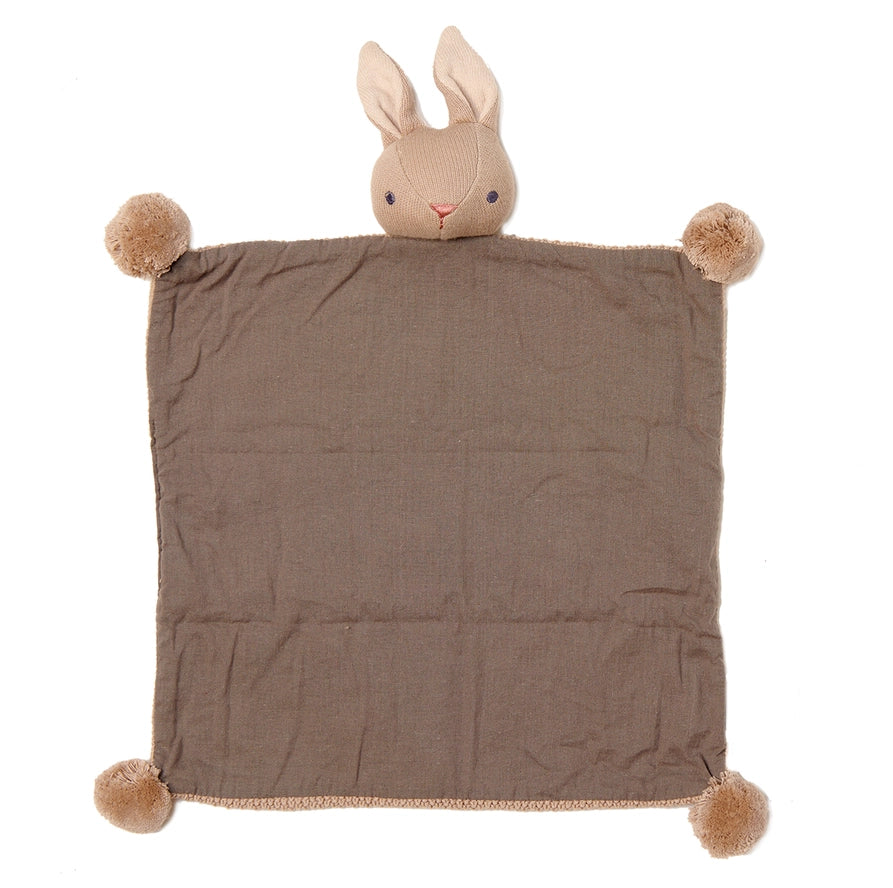 ThreadBear Designs - Bunny Comforter - Taupe