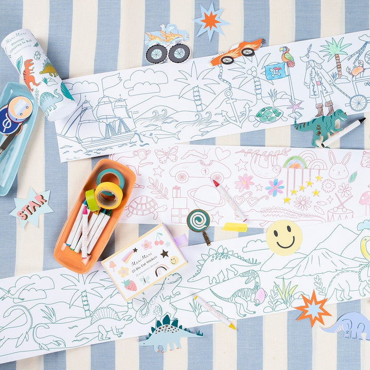 Meri Meri - Dinosaur Colouring Roll
