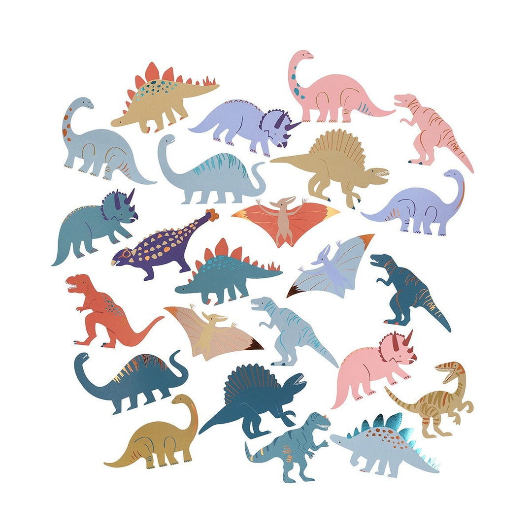 Meri Meri - Dinosaur Shaped Stickers (Pack Of 25)