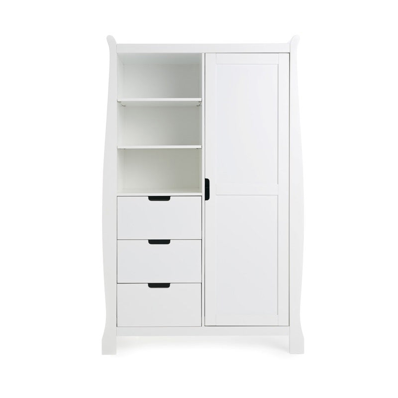 OBaby - Stamford Double Wardrobe - White