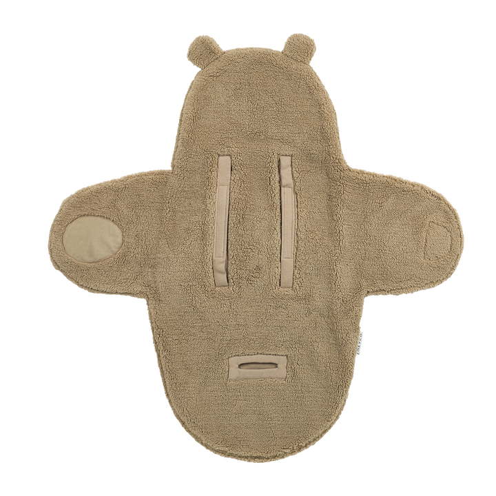 Meyco - Teddy Wrap Blanket - Warm Brown Bear