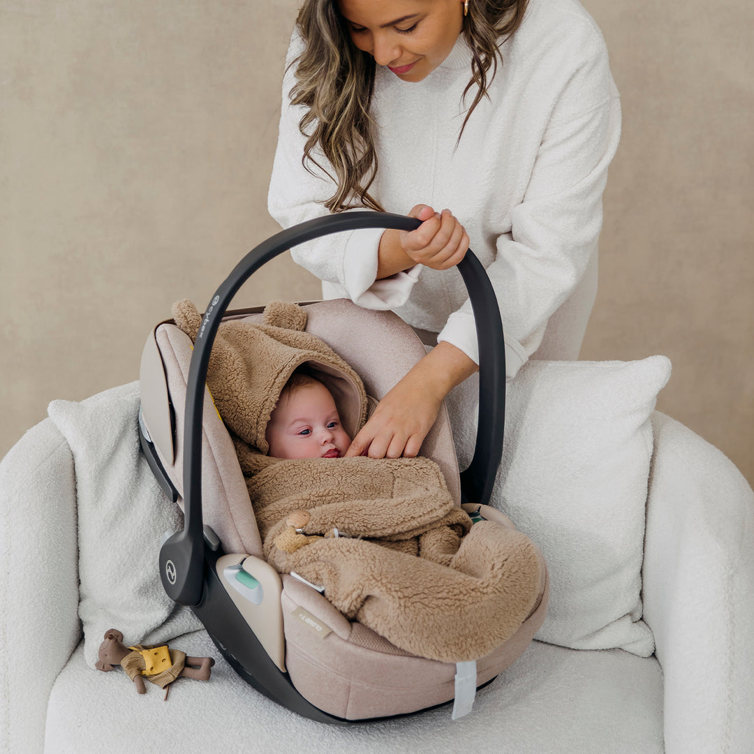 Meyco - Teddy Wrap Blanket - Warm Brown Bear