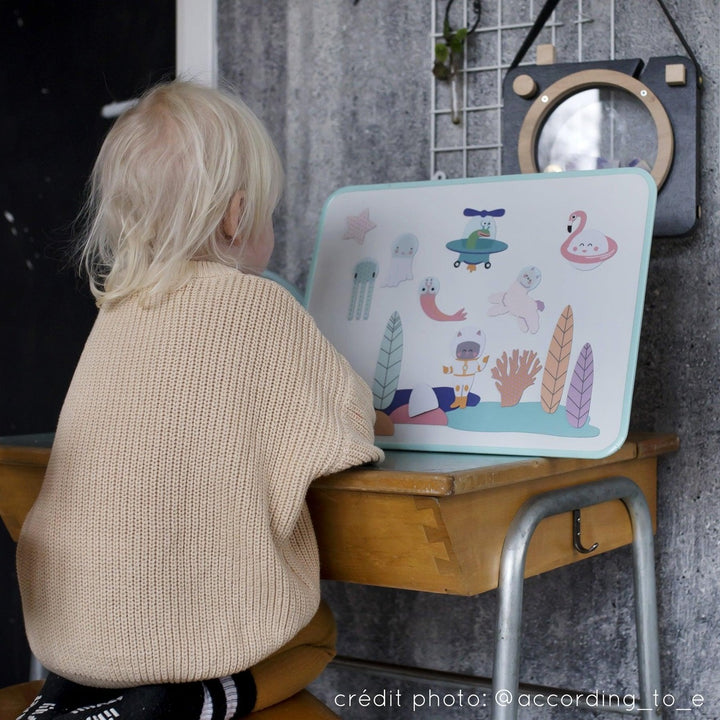 Ma Cabane À Rêves - Magnetic Whiteboard - Opaline (30x40cm)