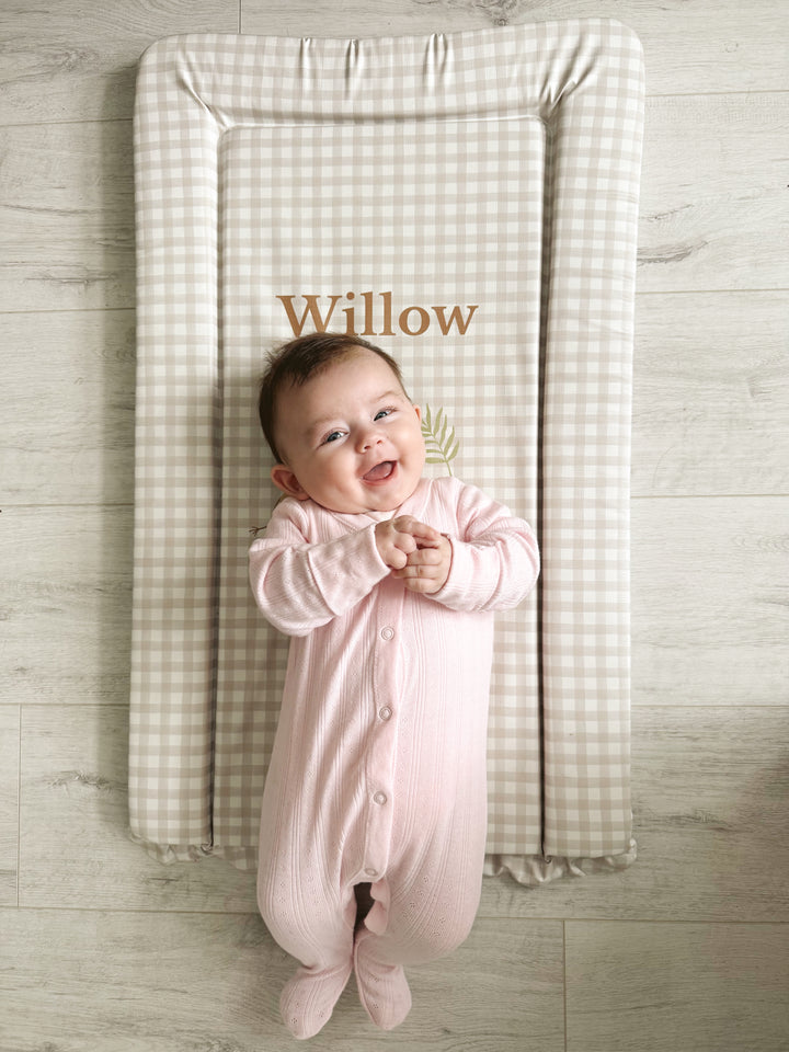 Mabel & Fox - Personalised Baby Changing Mat - Boho Safari