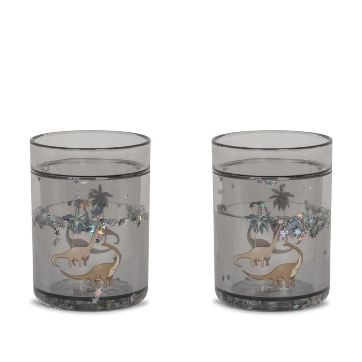 Konges Slojd - Glitter Cups - Dino (2 Pack)