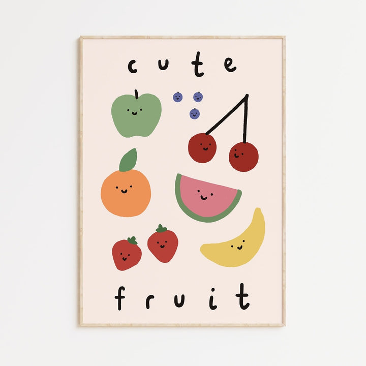 Kitty Makes - Cute Fruit - A4 - Mabel & Fox