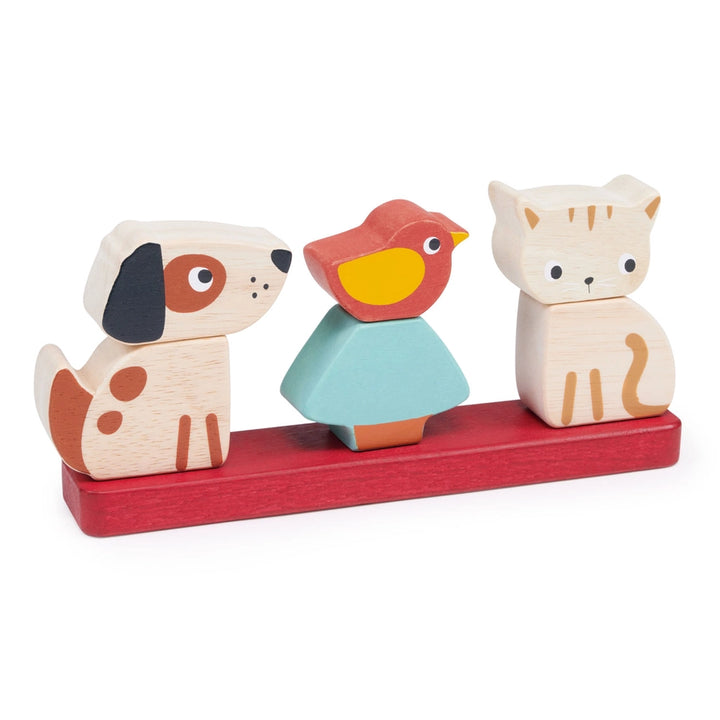 Mentari - Wooden Toy - Pet Stacker