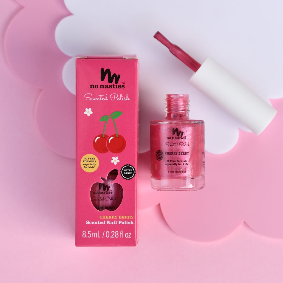 No Nasties – Nail Polish – Cherry Berry - Mabel & Fox