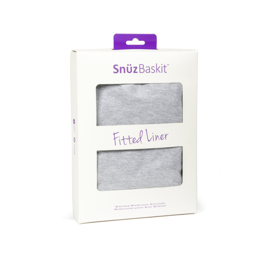 Snuz - Baskit Liner - Light Grey Marl