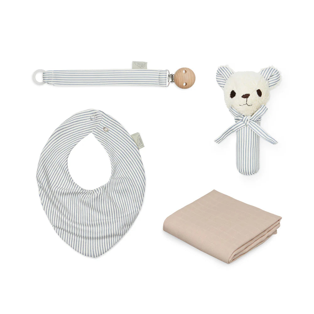 Cam Cam Copenhagen - Baby Essentials Gift Box - Classic Stripes Blue - Mabel & Fox